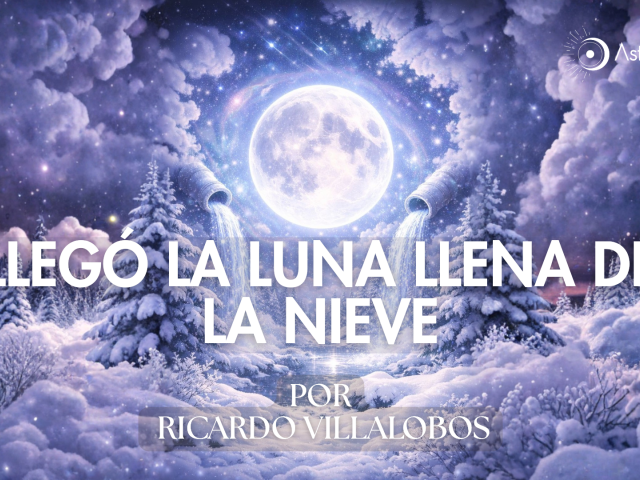 Llegó la Luna llena de la nieve