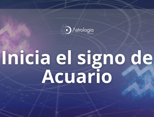 Inicia el signo de Acuario