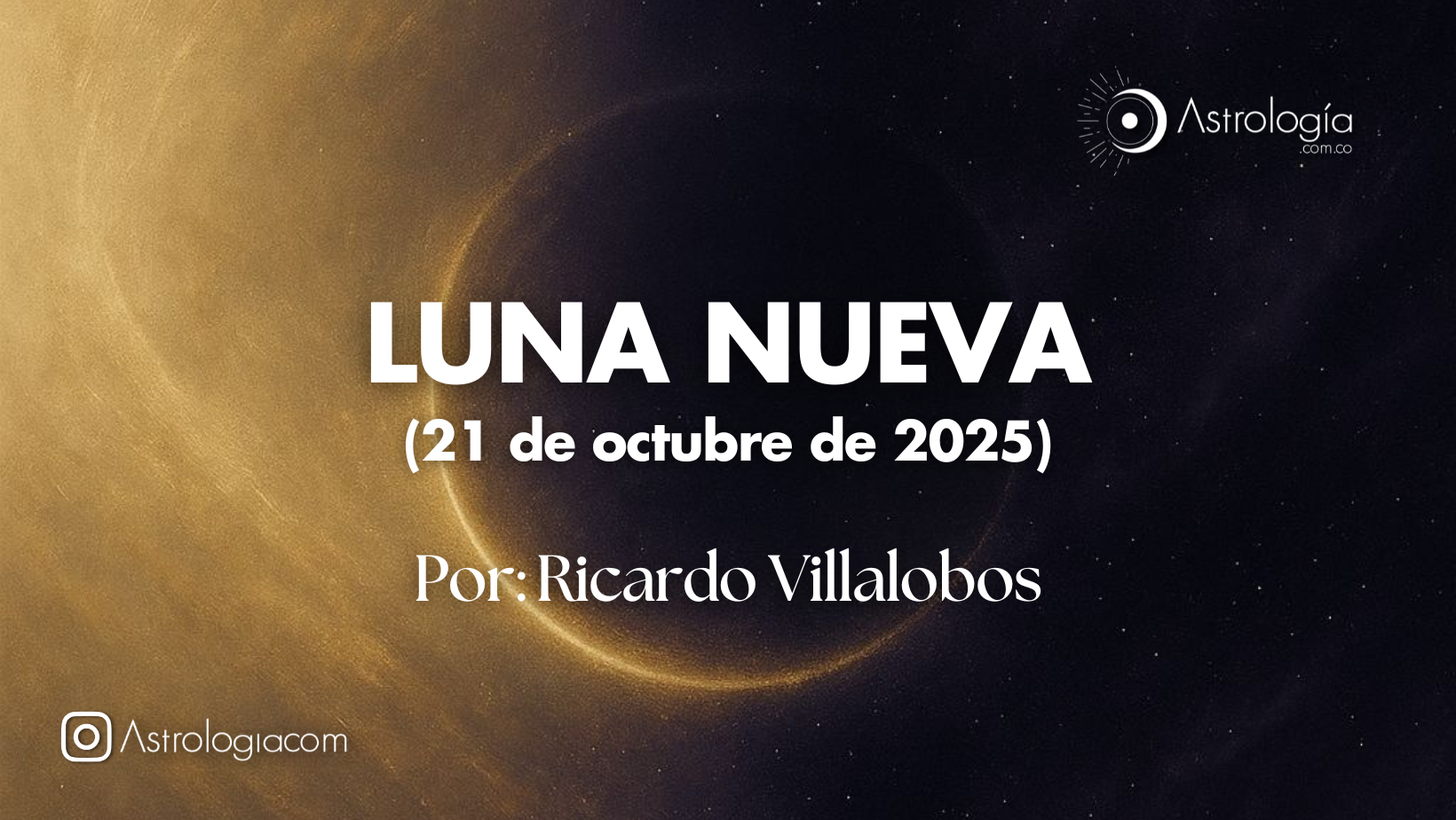 Luna Nueva (21 de octubre de 2025)