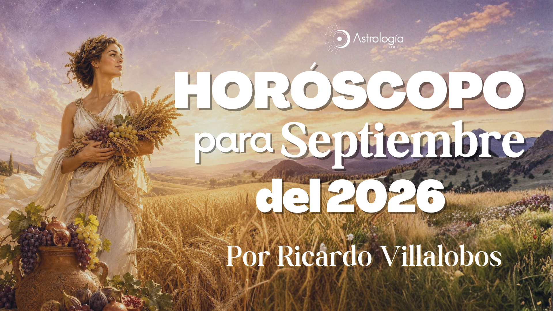 HORÓSCOPO PARA SEPTIEMBRE DEL 2026
